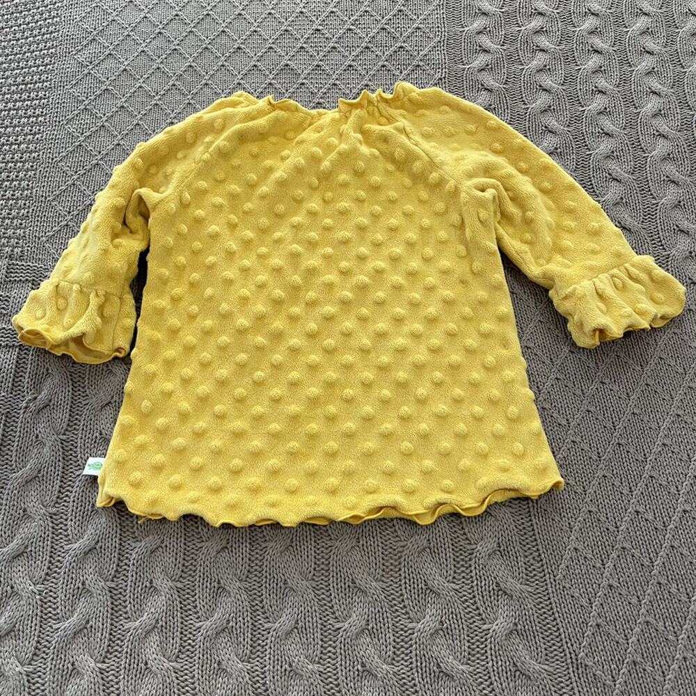 Lolly Wolly Doodle Mustard Yellow Popcorn Top ~ 2 - Picture 6 of 7